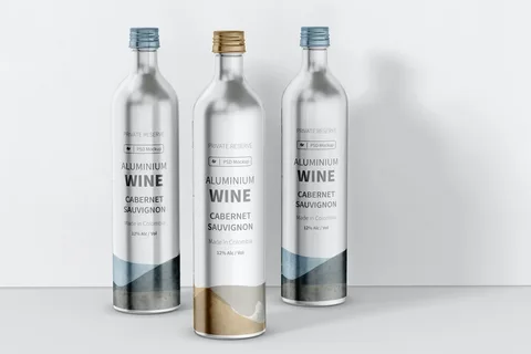 Aluminum Wine Bottles