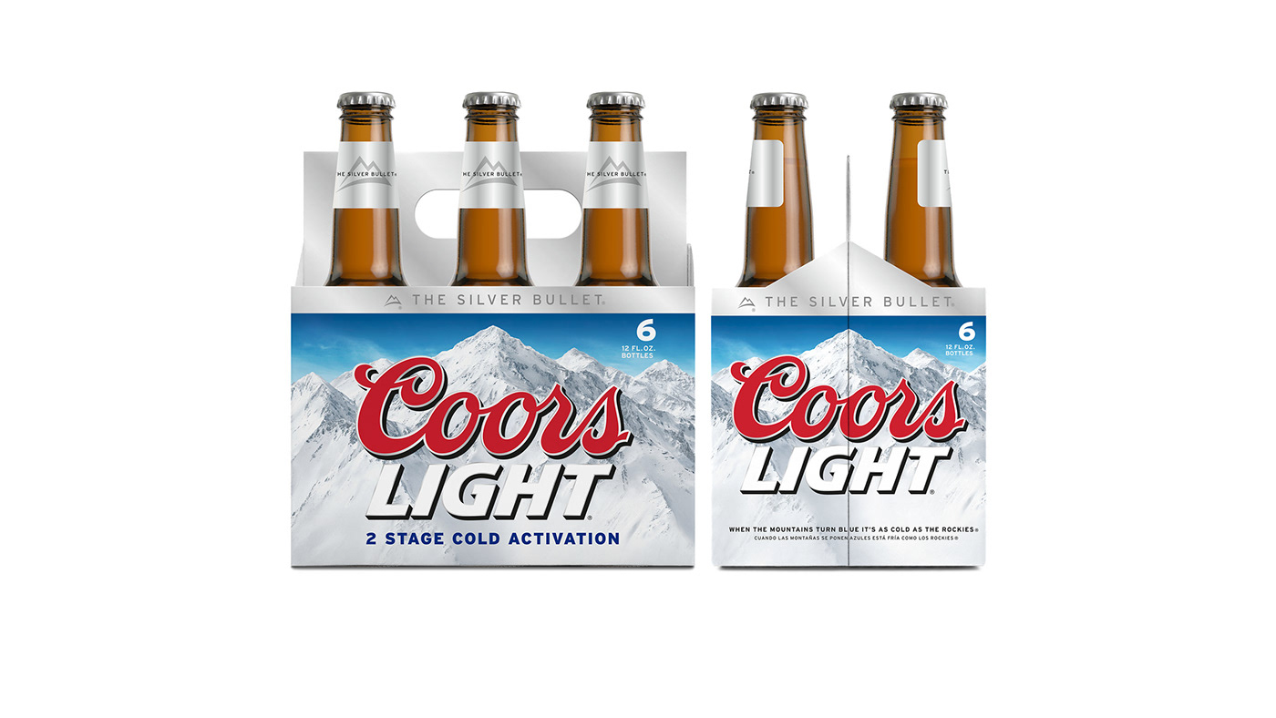 Coors Light from an Aluminum Bottle